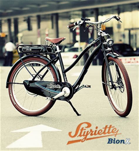 Josh takes a first look at the styriette ebike powered by bionx at interbike 2010. Styriette Photos and Videos