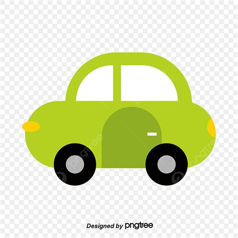 Car Simple Vector Hd Png Images Cartoon Simple Green Car Traffic