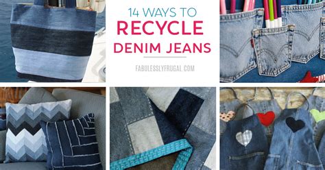 How To Recycle Old Jeans 15 Easy Craft Ideas Fabulessly Frugal