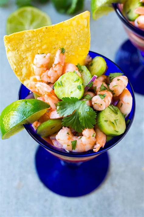 Spread spicy mayo onto tostadas, then add ceviche. Shrimp Ceviche - Dinner at the Zoo
