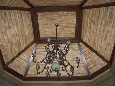 Coffered Panels In A An Octagon Ceiling Ceiling Lights Ceiling Millwork