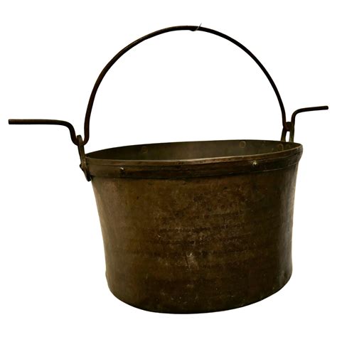 Large 19th Century Copper Cauldron Pot At 1stdibs