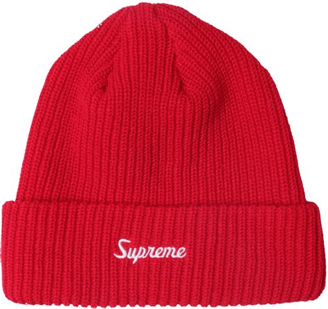 Supreme Loose Gauge Beanie Fw18 Red Fw18