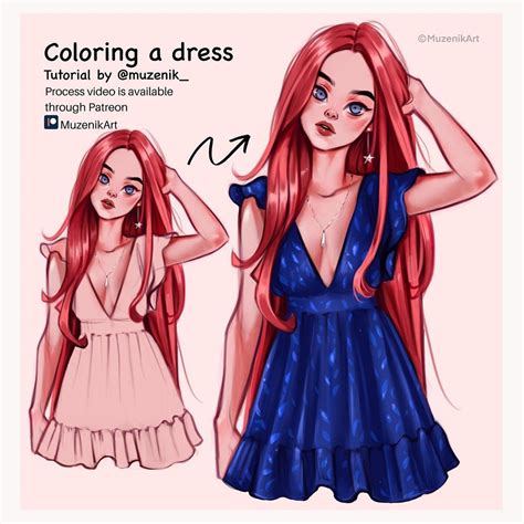 Muzenik On Instagram Hope It Helps 😅i Dont Draw A Lot Of Dresses