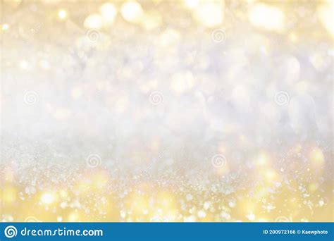 Gold Light Festive Christmas Background Abstract Twinkled Bright