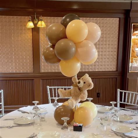 Teddy Bear Rental Table Centerpiece Set Up The Brat Shack Party Store