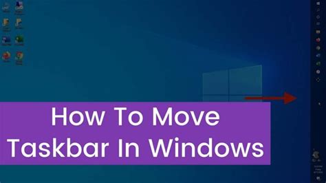 How To Move Taskbar In Windows 10 Youtube Vrogue