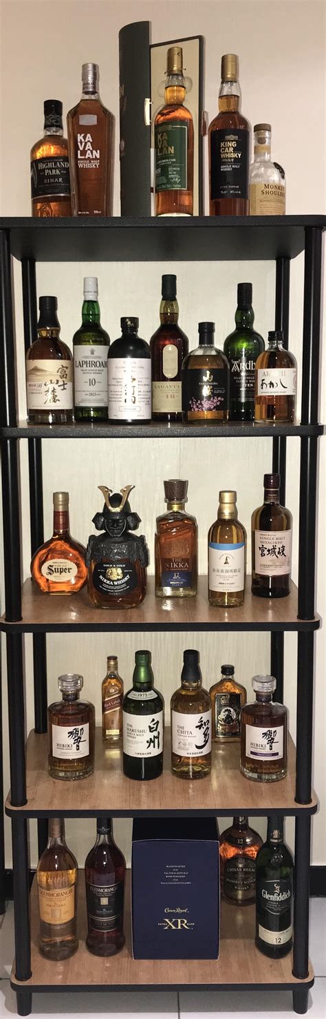 My Current Collection Has Finally Received A Shelf For Display Rwhiskey