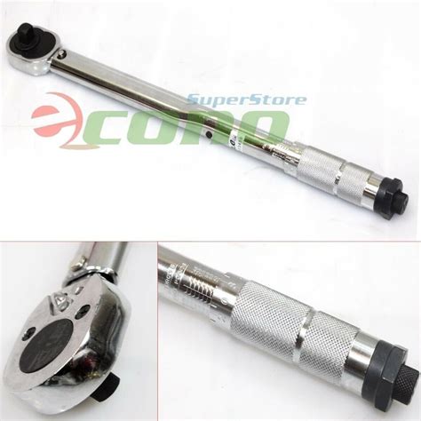 12 Dr Micrometer Adjustable Torque Wrench 10 150 Ftlb Micro Meter