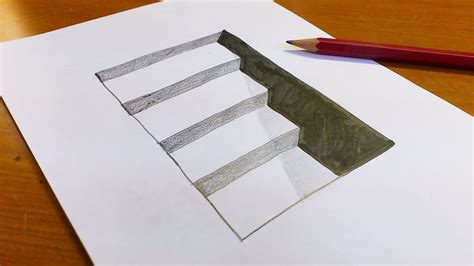 Composite 3d drawing guides easily illusion the viewer, this is a genre that draws color combinations and lighting you need to learn the technique. Pk Very Easy!! How To Draw 3D Hole & Stairs for Kids ...