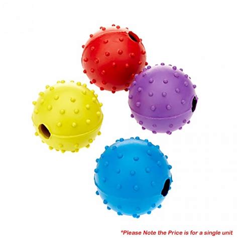 Classic Rubber Pimple Ball Dog Toy 40mm Feedem
