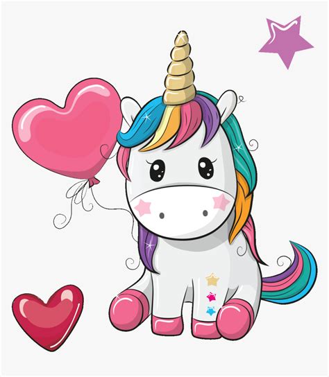 Cartoon Cute Unicorn Hd Png Download Kindpng