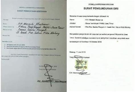 Contoh surat pengunduran diri / resign dari karyawan, sekolah, organisasi, pekerjaan, guru, pabrik, yayasan dll lengkap. Surat Pengunduran Diri Dari Jabatan Struktural - Bagi ...