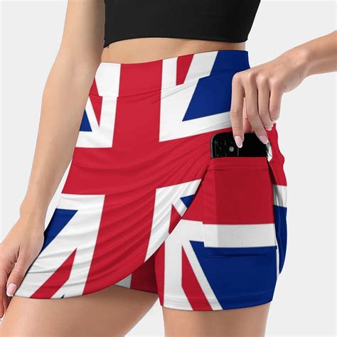 Uk Great Britain Royal Union Jack Flag Womens Skirt Y2k Summer Clothes