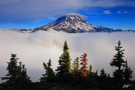 M166 Mt Rainier Above The Clouds Washington Randall J Hodges Photography