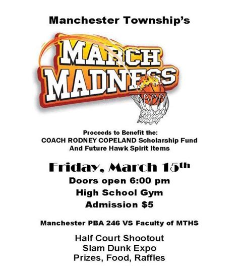 March Madness Basketball Fundraiser At Mths Manchester Nj Patch