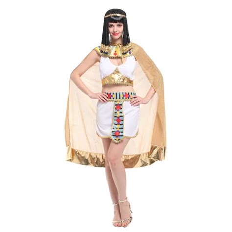 Nuove Donne Sexy Cleopatra Cosplay Halloween Egitto Regina Costume Di Danza Del Ventre Panno