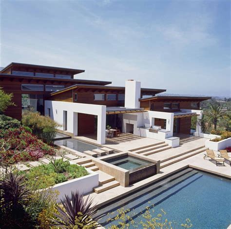 Safdie Rabines Architects Hilltop House Estilo California California