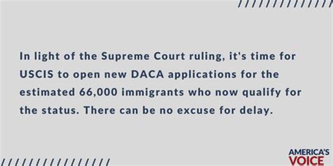 in light of the supreme court ruling it s time for uscis to open new daca applications for the