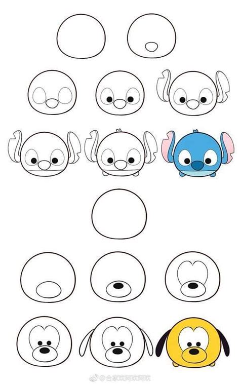 Pin By Intira Insuriwong On Draw Cute Easy Drawings Easy Disney