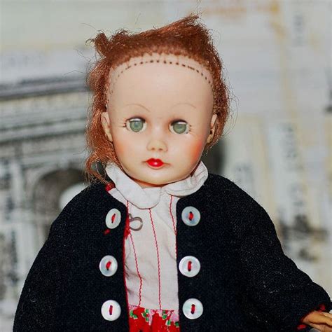 Antique Rubber And Plastic Doll With Moving Eye By Coolvintage