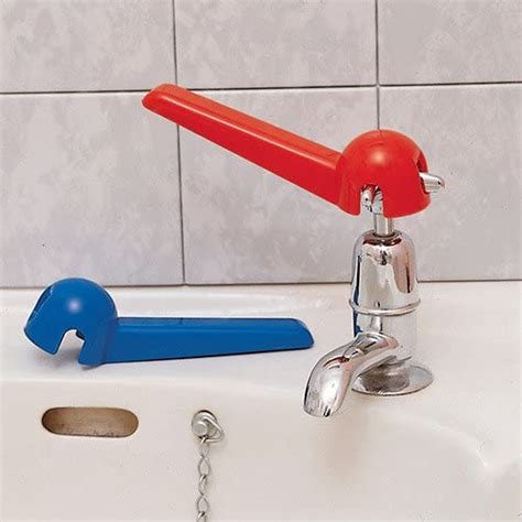 Pair Of Easy Turn Crosshead Tap Turners Ideal For Arthritis Sufferers