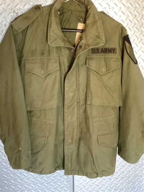 Vintage Vietnam War Us Army Air Cav Field Jacket 1st Air Cavalry Coat
