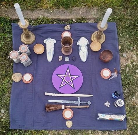 Complete Pagan Altar Kit Full Size Altar Set Large Wiccan Pagan Altar