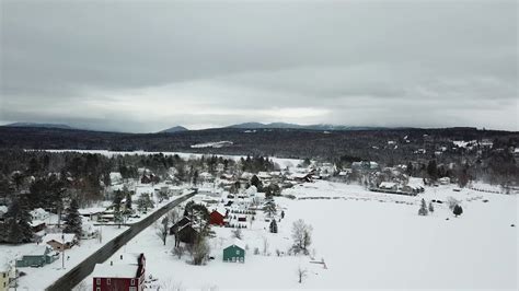 Rangeley Maine Winter Aerial Tour Youtube