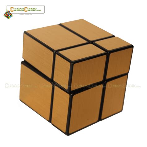 Cubos Rubik Mir Two Cube Mirror 2x2 Base Dorada