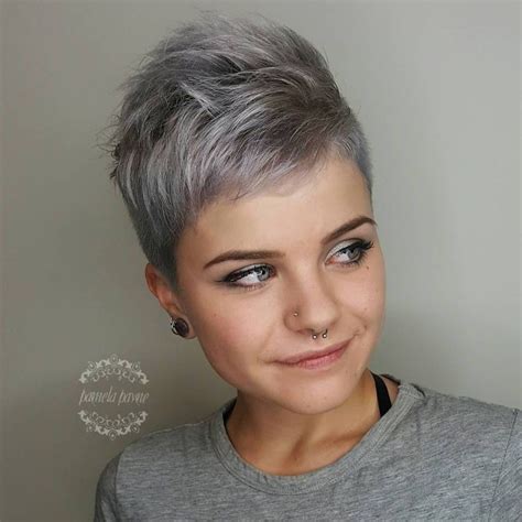 27 Short Grey Hairstyles Images Galhairs