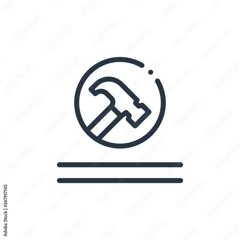 Durable Icon Vector From Fabric Features Concept Thin Line