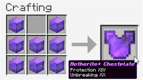 Minecraft Uhc But You Can Craft Netherite Block Armor Youtube