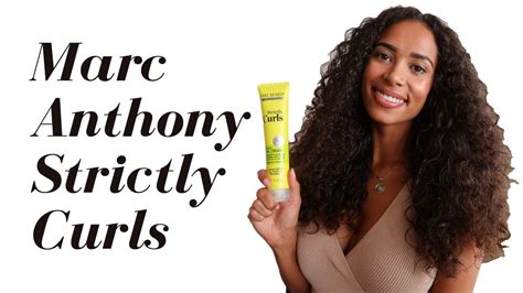 Marc Anthony Strictly Curls Curl Cream Review Drug Store Curly Hair Product Demo Youtube