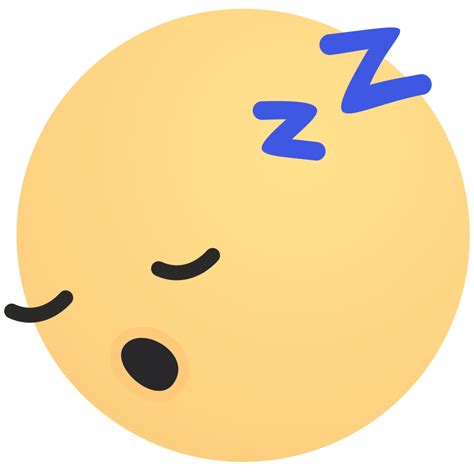 Emoji Face Sleep Sleeping Snore Tired Zzz Icon Free Download