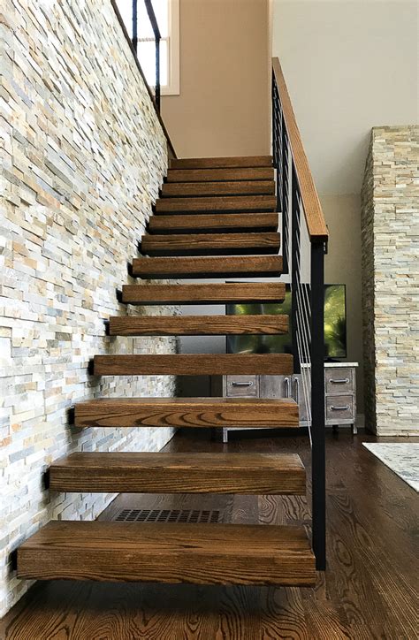 Cantilevered Stairs With Cable Railing Shelton Ct Keuka Studios