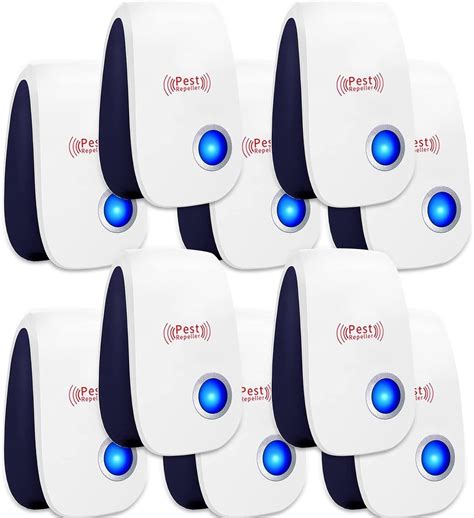 Ultrasonic Pest Repeller 10 Pack Plug In Electronic Plugin