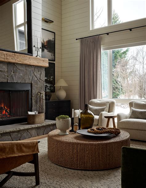 Home Tour Rustic Meets Organic Elegance In This Modern Ski Chalet By