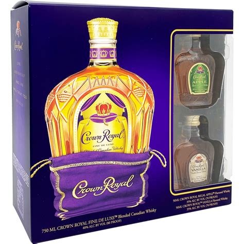 Crown Royal Fine Deluxe Blended Canadian Whiskey T Set Gotoliquorstore