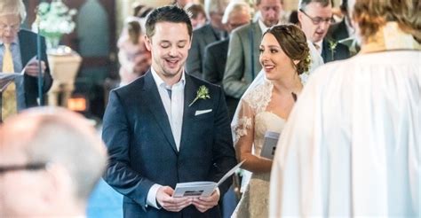 Civil ceremonies are usually small, although frequently a civil authority officiates at a large wedding in a public hall. Wedding ceremony words | Weddings