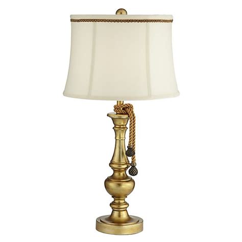 Kathy Ireland Canterbury Table Lamp In Gold With Shade Bed Bath And Beyond