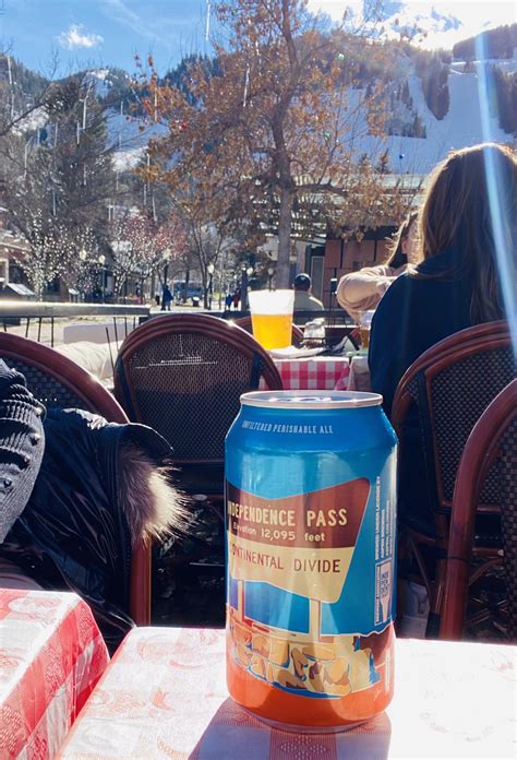 Independence Pass Ale Ipa In Wagner Park Aspen Co Rbeerwithaview