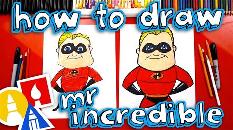 How To Draw Mr Incredible From Incredibles 2 92