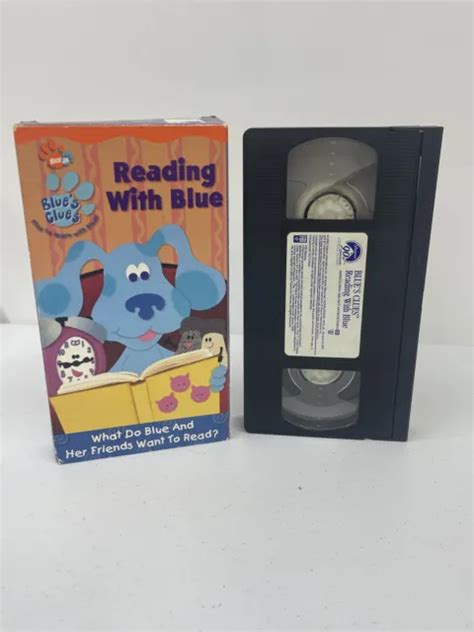 Blues Clues Andreading With Blue Vhs 2002 Nickelodeon Nick Jr 799
