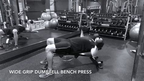 Wide Grip Dumbbell Bench Press Upside Strength Exercise Library Youtube