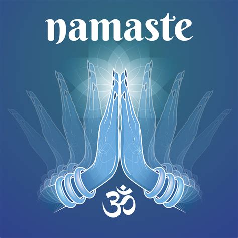 Download Buy Blue With Namaste Greeting Wallpaper Online In India At
