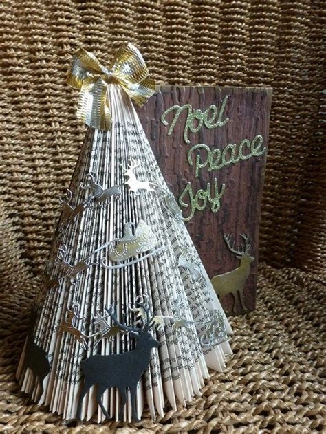 Book Folded Christmas Tree Docrafts Com Book Christmas Tree