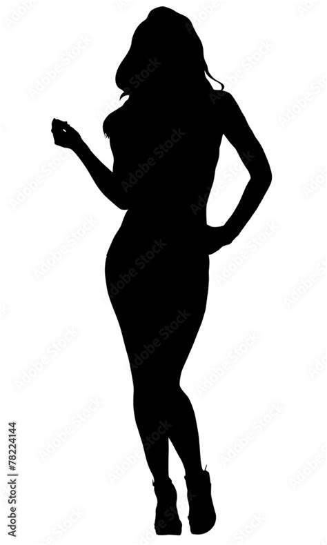 Sexy Woman Silhouette Stock Illustration Adobe Stock
