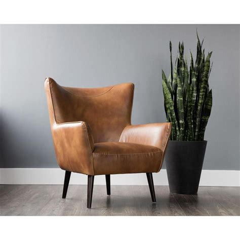 Find a great collection of leather living room furniture at costco. LUTHER OCCASIONAL CHAIR - TOBACCO TAN | Leather chair living room, Brown leather chairs, Leather ...