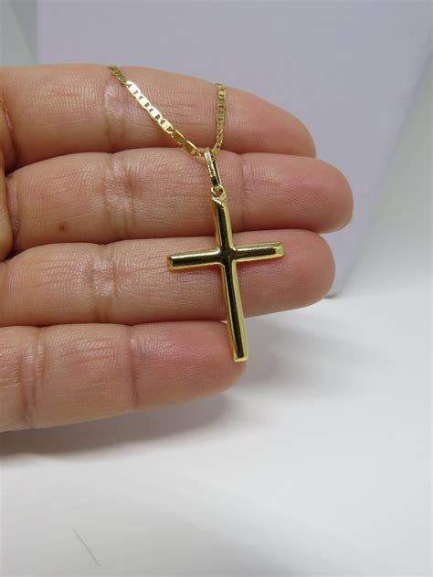 Pingente Masculino Cruz Crucifixo 2 7cm Ouro 18k 750 R 482 21 Em